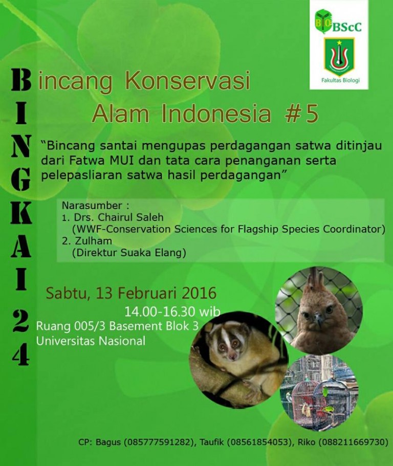 Read more about the article Bincang Konservasi Alam Indonesia