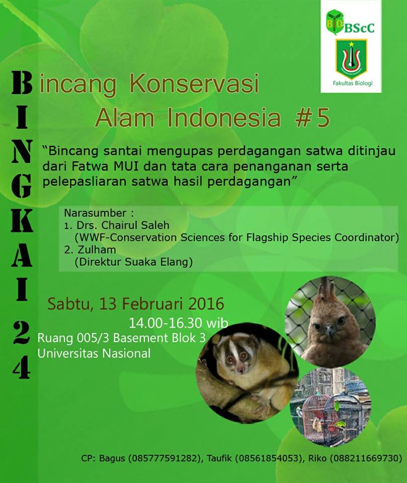You are currently viewing Bincang Konservasi Alam Indonesia