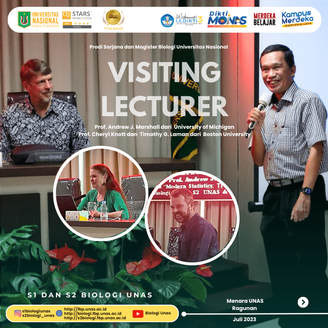 Read more about the article Visiting Lecture Biologi 2023