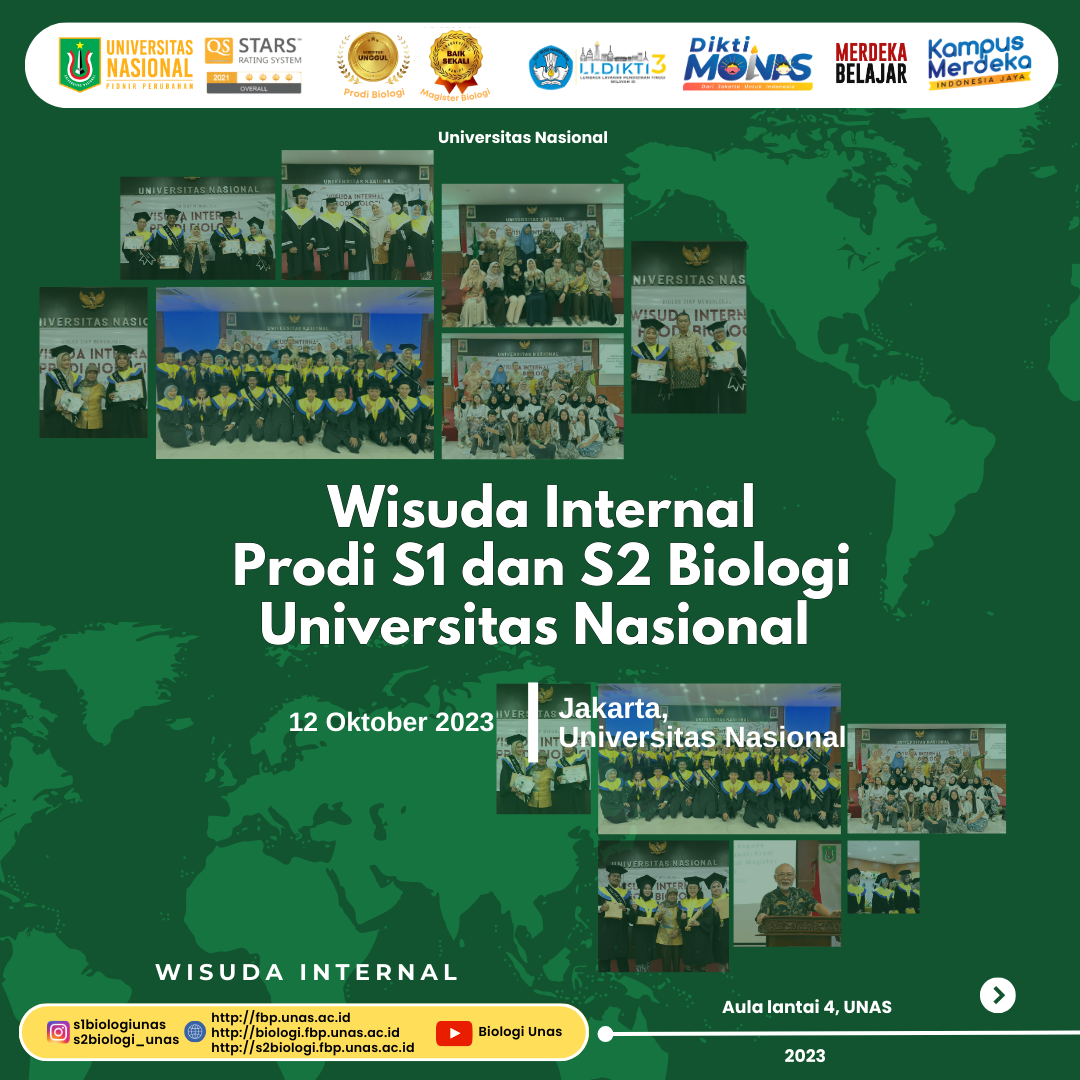 You are currently viewing Wisuda Internal: Biolog siap Mengglobal!